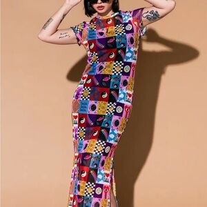 Dressed in Lala mesh dress